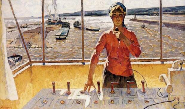 «Хозяйка Волги» 1977 (год). Автор: Прокопенко Алексей.