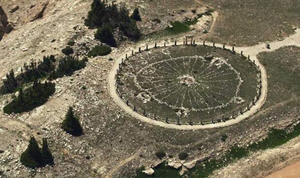 Загадочный индейский каменный круг Бигхорн