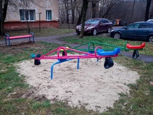 На Ольговке появилась новая детская площадка