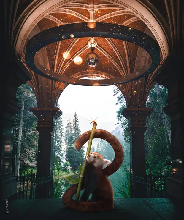 Сюрреалистические фотоманипуляции Зака Изи