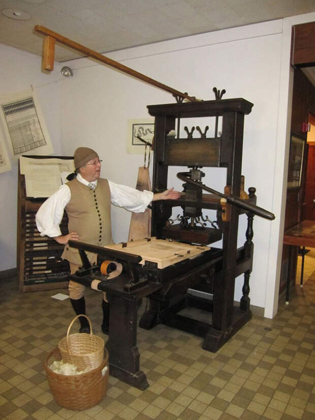 Как печатались газеты в 18-м веке