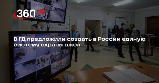 В ГД предложили создать в России единую систему охраны школ