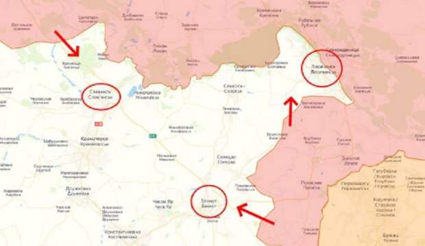 ВС РФ зажимают группировку ВСУ в районе Лисичанска с трех сторон