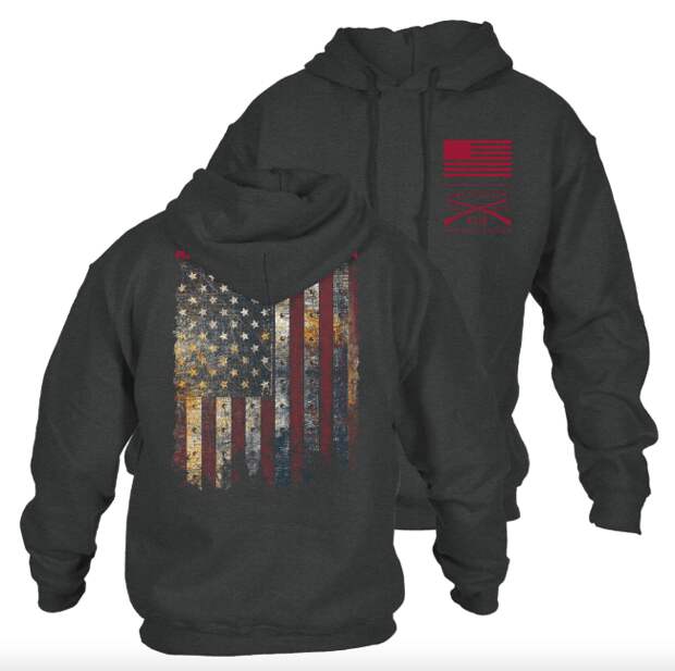 Red Blood Blue Collar Hoodie