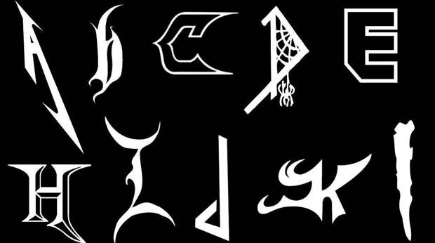Головоломка: отгадайте метал-группу по одной букве из логотипа