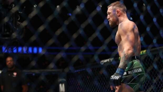 Conor McGregor inside the Octagon