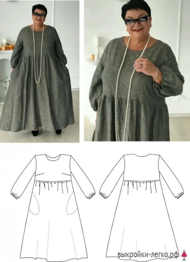 Платья для шитья для полных женщин