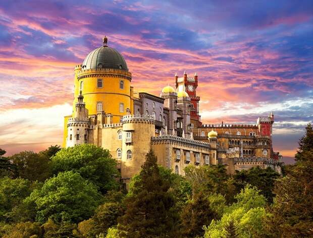 Португалия, дворец Пена интересное, крепости, мир, путешествия, укрытия, факты