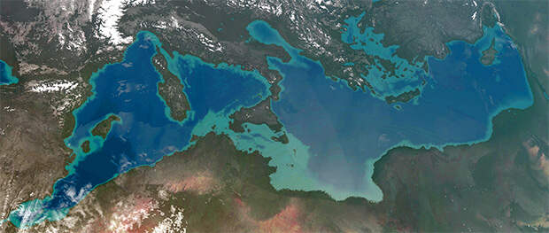 Как могла выглядеть Атлантропа, вид из космоса