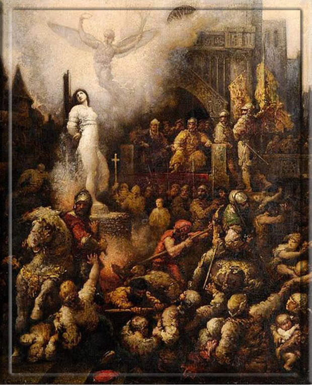Жанна д'Арк, Франсуа Шиффлар (1901г.). Жанна д'Арк, Франсуа Шиффлар (1901г.).