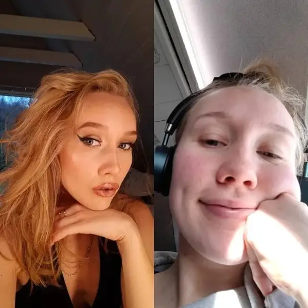 Датская блогерша показывает, как на самом деле выглядит во время съёмок "идеальных фото" для Instagram (26 фото)