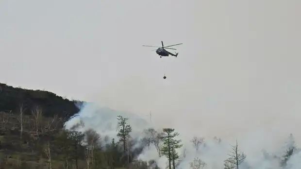 На Камчатке ввели режим ЧС из-за крупного пожара