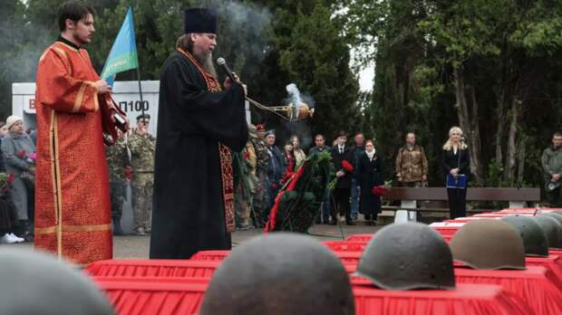 В Севастополе перезахоронили останки 143 защитников города
