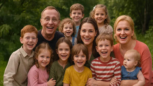 "Десять детей - это уже великий подвиг": Новогоднее чудо в семье Поповых - на них должен равняться каждый русский