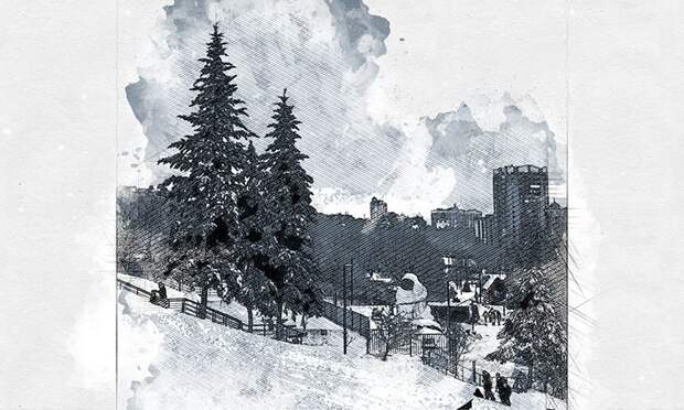 Орловцы восхитились снежным украшением города