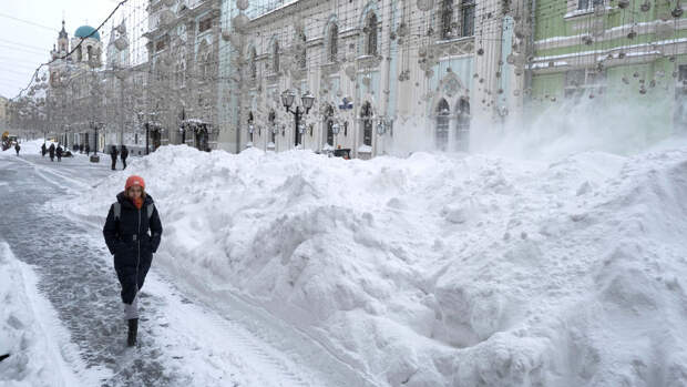 В Москве объявили "оранжевый" уровень погодной опасности