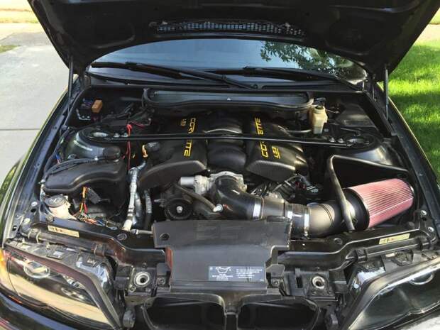 BMW E46 с двигателем V8 от Cadillac Escalade bmw, свап, тюнинг
