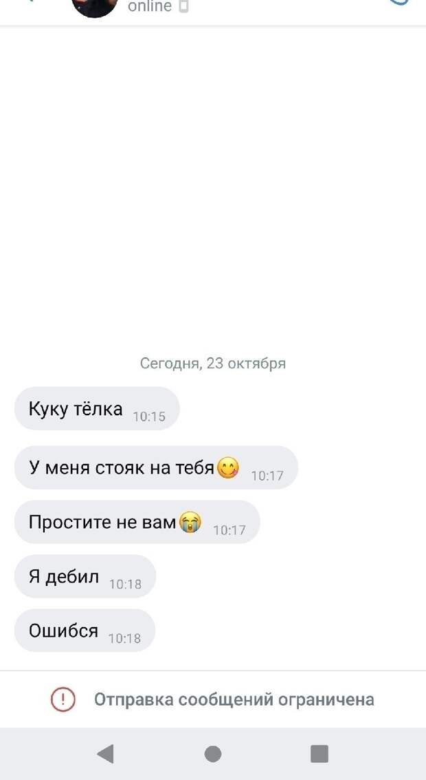 Когда у тебя открыто сразу несколько чатов, то перепутать адресата - эта пара пустяков Когда у тебя открыто сразу несколько чатов, то перепутать адресата - эта пара пустяков