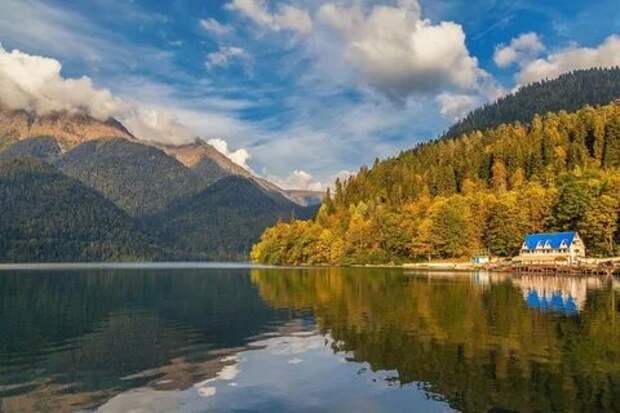 Озеро Рица (102 фото) .