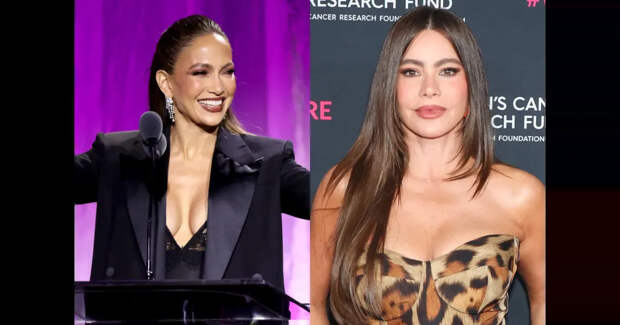 Дженнифер Лопес, София Вергара, Крис Дженнер и Эмбер Валлетта на благотворительном гала-концерте в Лос-Анджелесе