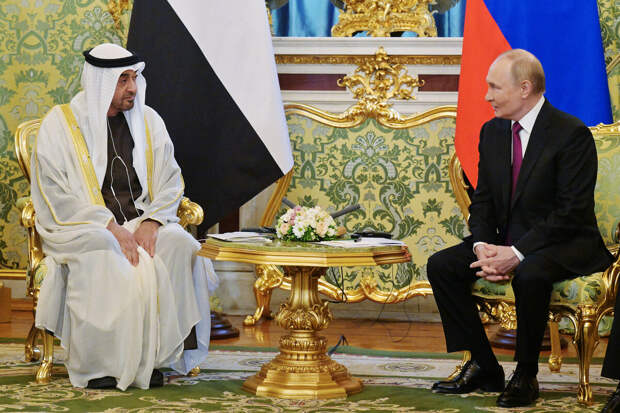 Кремль: Путин 29 января проведет переговоры с президентом Аль Нахайяном