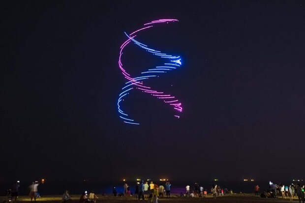 CollMott drone show Romania