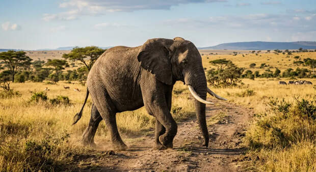 Хозяин парка в ЮАР не стал стрелять в агрессивного слона и был им убит