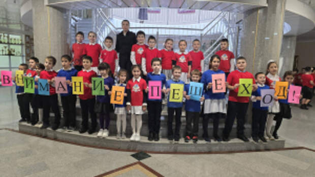 В Северной Осетии полицейские организовали  флешмоб «Внимание, пешеход!»