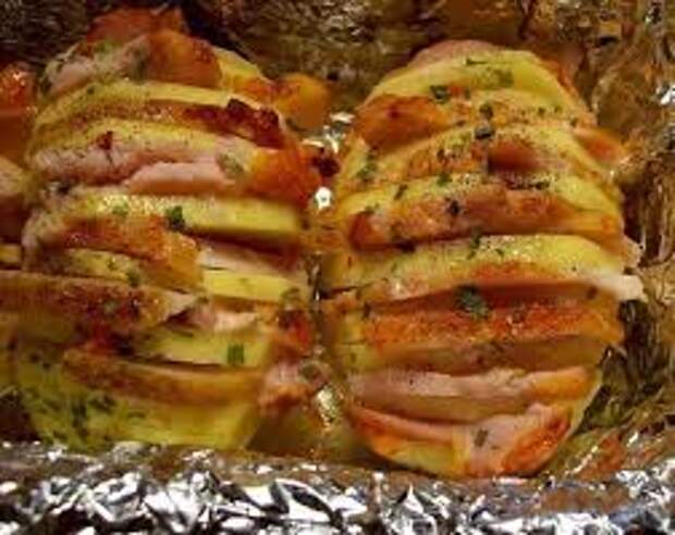 Картошка-гармошка. Очень вкусно, быстро и просто Картошка-гармошка. Очень вкусно, быстро и просто