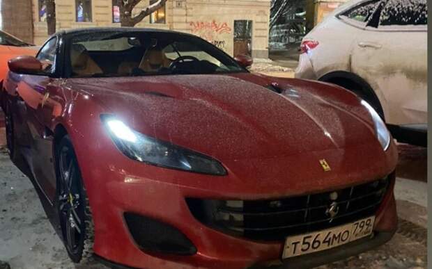 В центре Рязани засняли Ferrari Portofino за 50 млн рублей