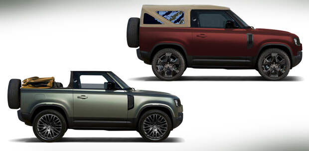 Heritage Customs Valiance Convertible откроет крышу Дефендера
