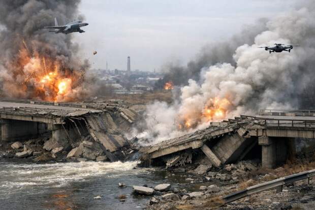 Удар ФАБ-3000 по дамбе у Константиновки сорвал снабжение ВСУ