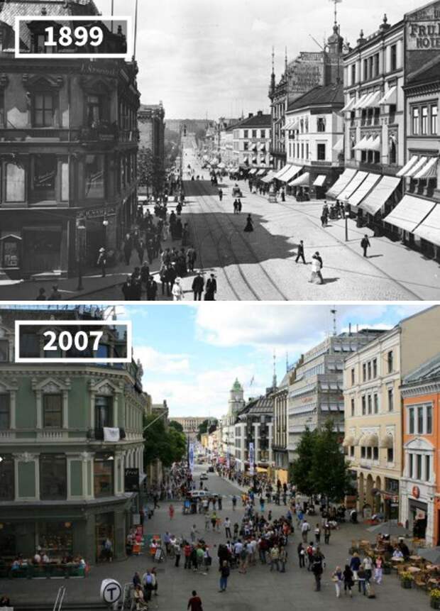 20 фотографий ″до и после″, показывающие, как изменился наш привычный мир