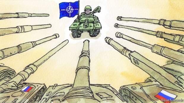 Карикатура: @antifashist.com/item/the-economist-rasskazal-o-voennom-preimushhestve-rossii-pered-nato.html