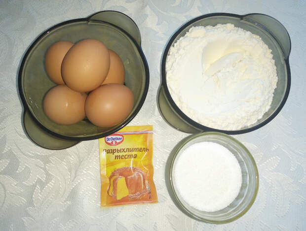 Рецепт приготовления простых белковых кексов
