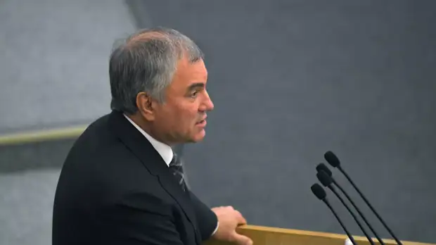 Володин: 41 из 51 пункта послания Путина Федеральному собранию 2021 года выполнен