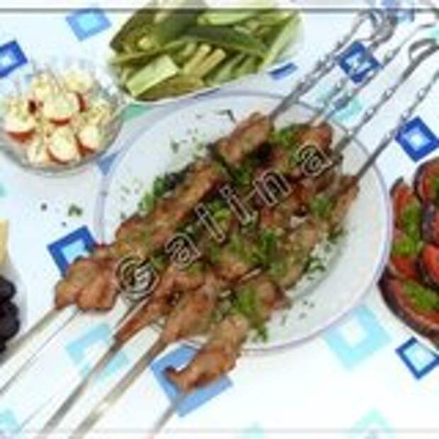 Шашлык в майонезе