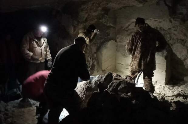 В Старокарантинских каменоломнях нашли останки советских партизан