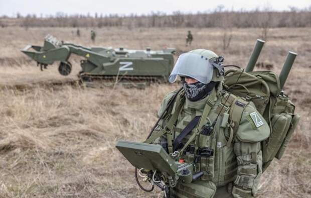 ВС РФ провели бой против ВСУ используя только роботов