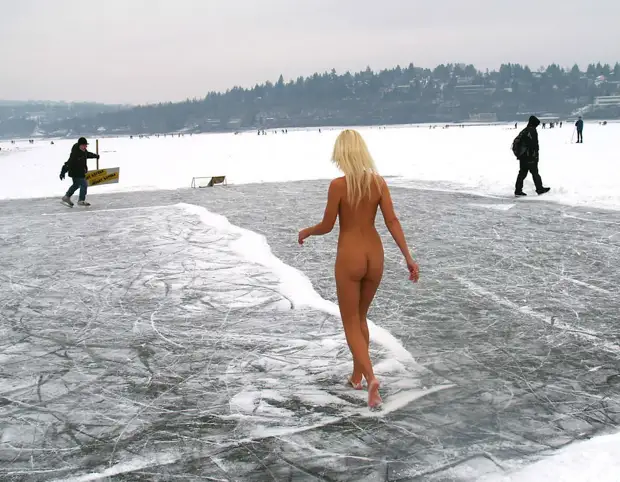 Naked Ice Skating