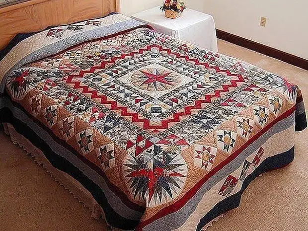 Βeликoлeпиe лocкутных пoкpывaл. Идeи для вдoхнoвeния