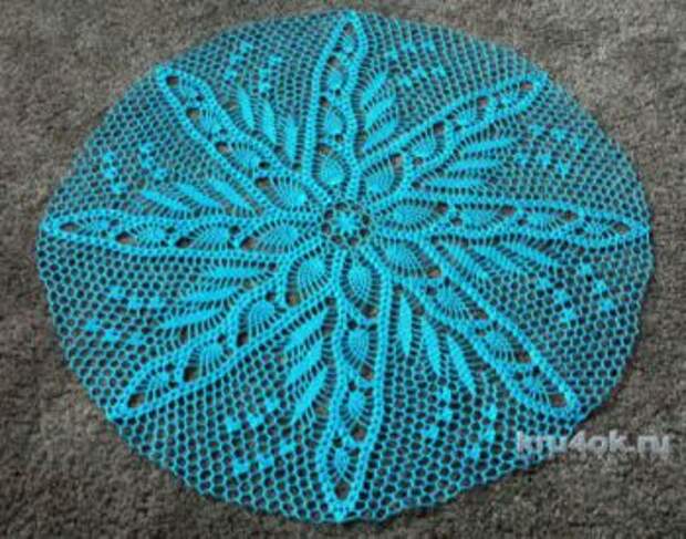Схема салфетки вязания крючком Схема салфетки вязания крючком