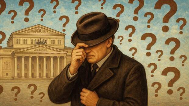 размышляющий исторический деятель у карты