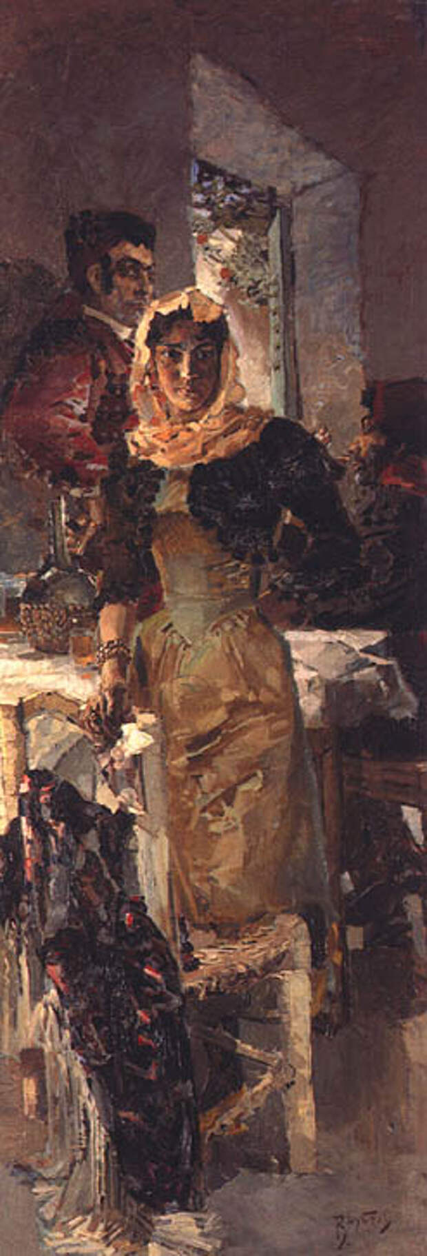 М. Врубель. Испанка  1894