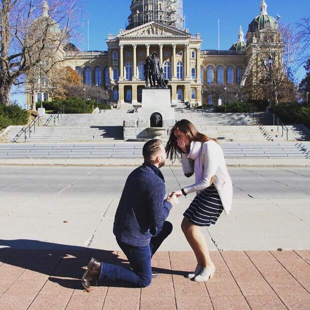 Proposed To My Girlfriend And Realized There Is A Heart In Our Shadows