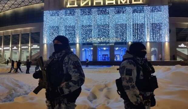 Безопасность хоккейного матча в Москве обеспечила Росгвардия