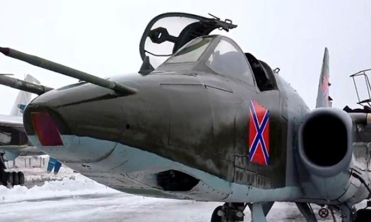 ЛНР, Украина, ополчение, самолет, СУ-25