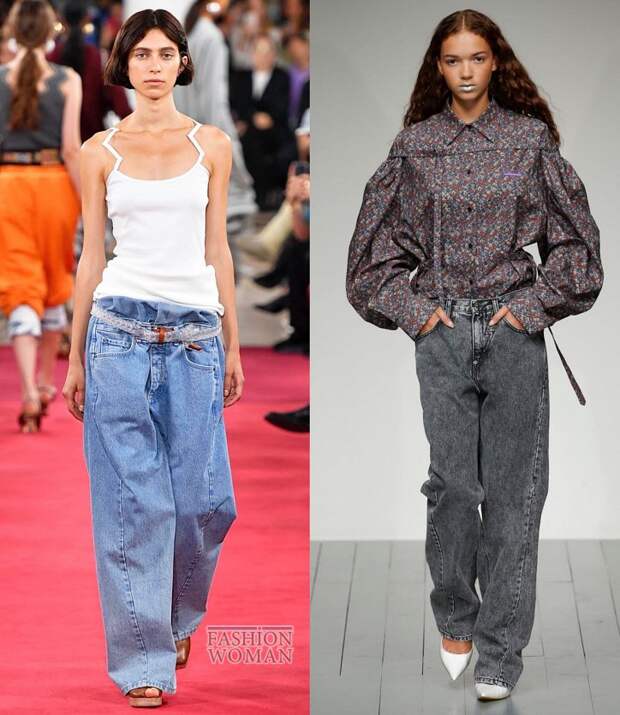 Модные джинсы весна-лето 2019 фото №5