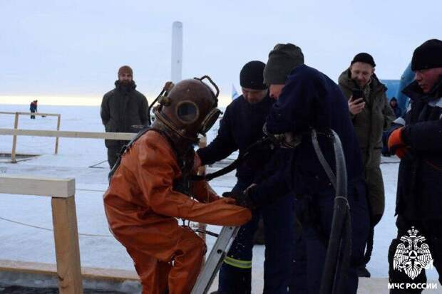 Завершился второй день Фестиваля водолазных профессий «Русский лёд-2026»