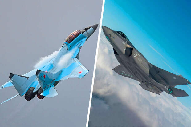 MWM: истребители ВВС Норвегии F-35A сопроводили Су-35 из группы "Русские витязи"